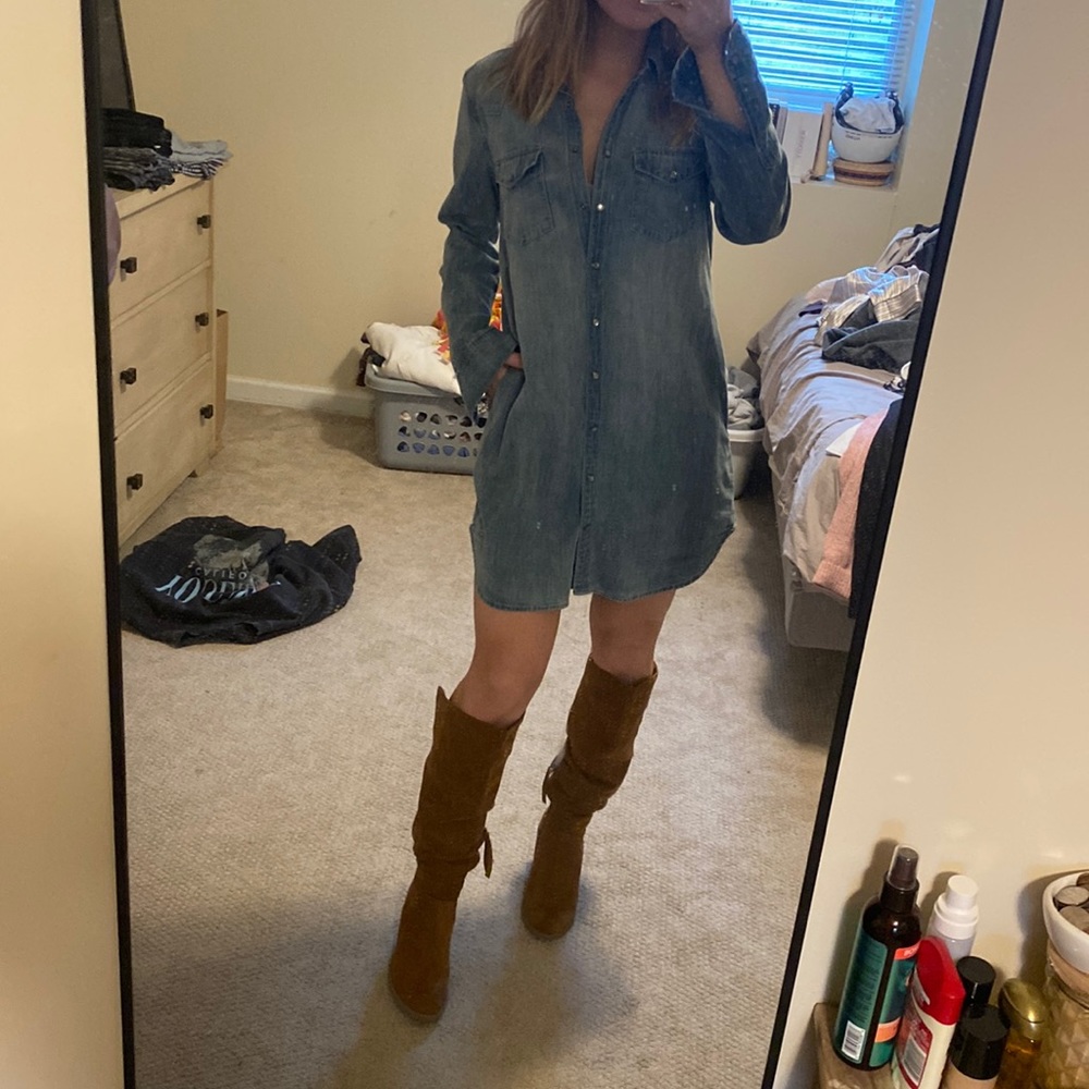 Denim dress